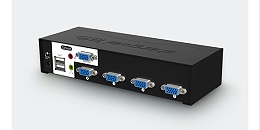 胜为音视频切换4口VGA KVM切换器