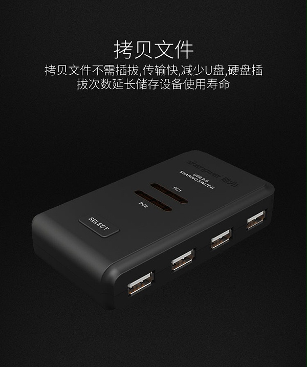 胜为2进4出USB共享切换器US-204----详情07