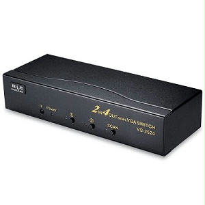 VGA 二进四出可切换分配器