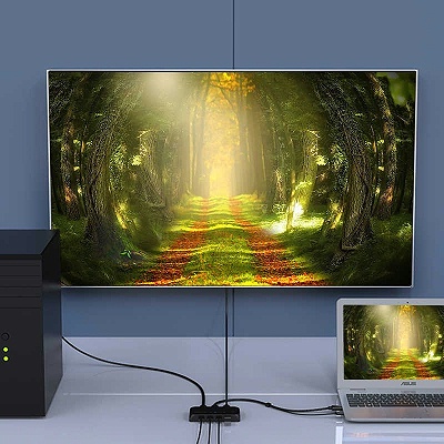HDMI KVM切换器 2进1出