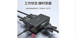 胜为2口高清VGA分配器VS-202___连接展示
