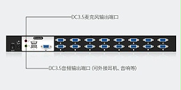 胜为16口VGA多电脑切换器KS-1161UA___接口展示