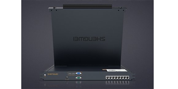 8进1出网口KVM切换器-胜为科技