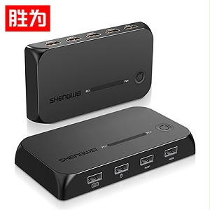 胜为4口高清HDMI KVM切换器KS-504H