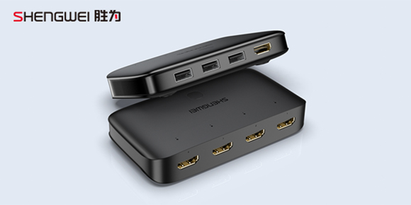 4口HDMI KVM切换器 胜为KS-304H