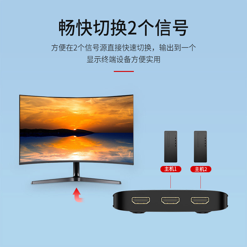 胜为4K高清HDMI KVM切换器2口KS-302H___790__07