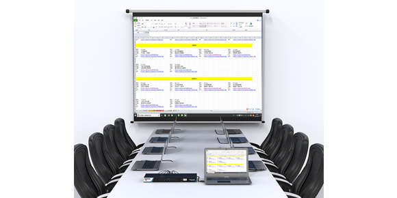 胜为8口带音频HDMI KVM切换器-会议展示